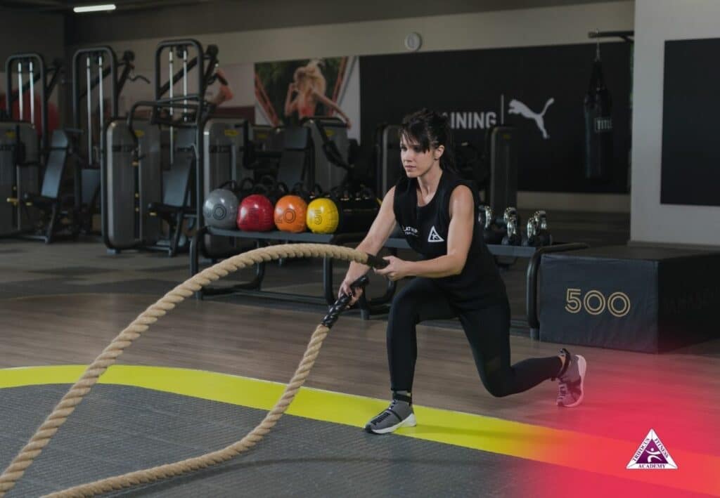Trifocus Fitness Academy - battle ropes course