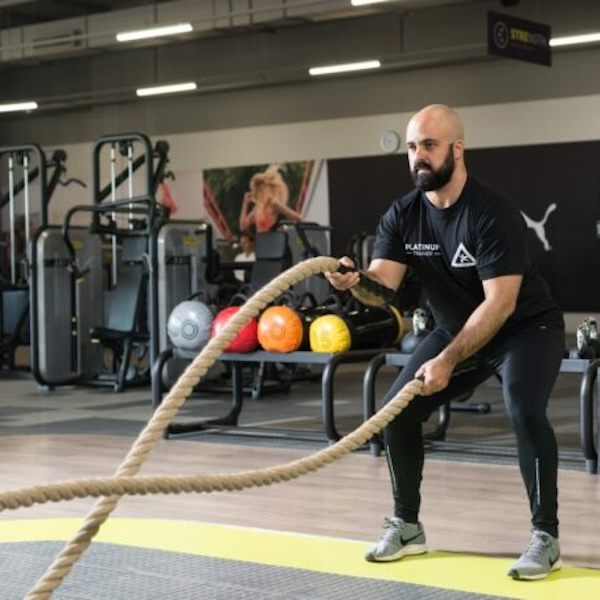 Trifocus Fitness Academy - battle ropes exercises