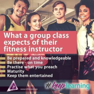 Trifocus - group fitness instructor