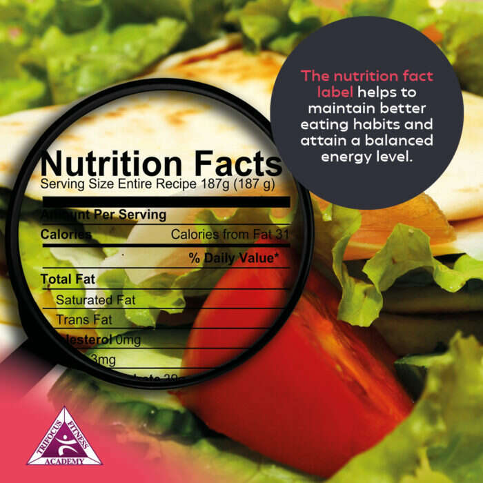 Trifocus Fitness Academy - nutrition