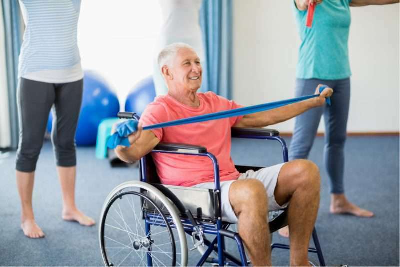 Trifocus fitness academy - wheelchair bound elderly