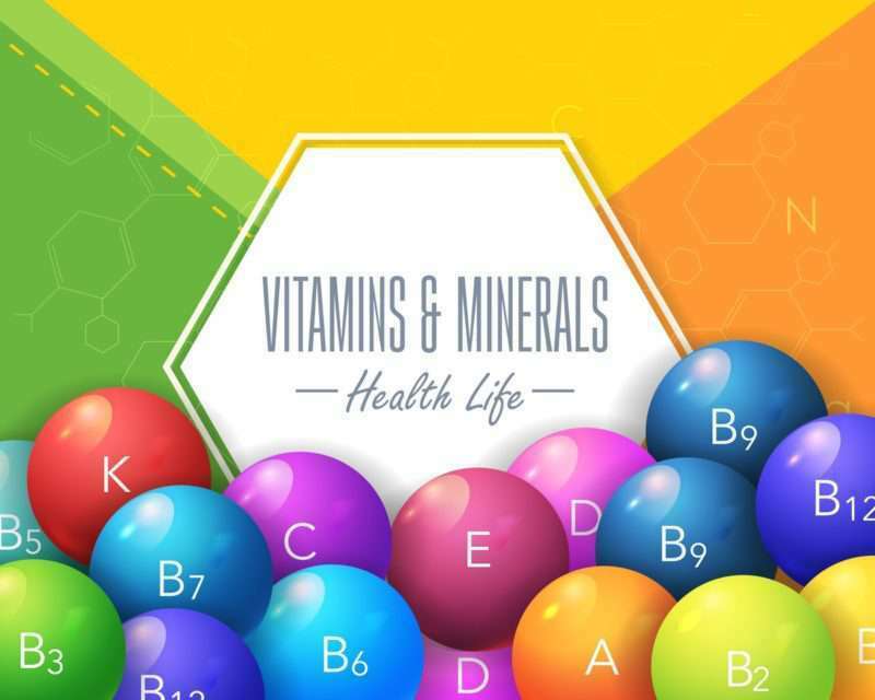 Trifocus fitness Academy - minerals and vitamins